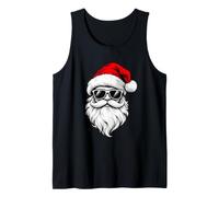 Fantastico Babbo Natale con Gli Occhiali da Sole Natale Canotta