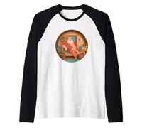 Fantastico Babbo Natale in Sauna per Gli Amanti delle Feste della Spa Maglia con Maniche Raglan