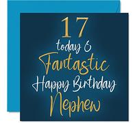 Fantastico biglietto di auguri 17° compleanno nipote