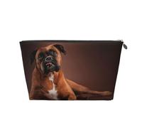 Fantastico cane boxer sdraiato, Borsa da toilette Borsa per trucco Borsa per cosmetici Borsa da toilette da viaggio portatile
