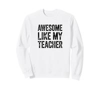 Fantastico Carattere a Blocchi Distressed Like My Teacher Felpa