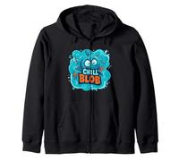 Fantastico Chill Blob per Un Look Carino e Divertente Felpa con Cappuccio