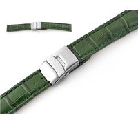 FANTASTICO CINTURINO CINTURINO IN PELLE CROCOLOOK AD FIBBIA DEPLOYANTE 18...