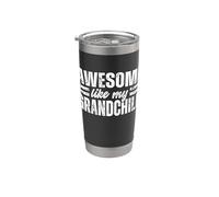 Fantastico come il mio nipote divertente nonno nonno regali Bicchiere termico in acciaio inox doppia parete