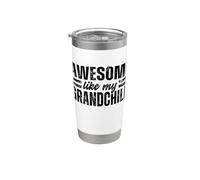 Fantastico come il mio nipote divertente nonno nonno regali Bicchiere termico in acciaio inox doppia parete