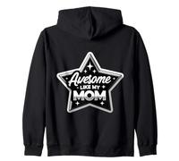 Fantastico come la mia mamma divertente figlio figlia stella madre mamma mamma Felpa con Cappuccio