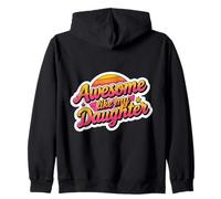 Fantastico come mia figlia, divertente, festa della mamma, mamma, mamma Felpa con Cappuccio