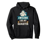 Fantastico come mia figlia per Daddy Protector Hero Lion Jesus Felpa con Cappuccio