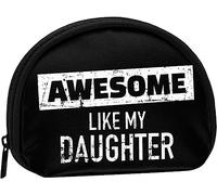 Fantastico come mia figlia Portamonete Portamonete Donna e ragazza Borsa alla moda carina Portamonete Portachiavi Borsa da donna Regalo