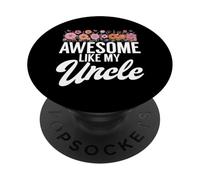 Fantastico come mio zio nipote umorismo miglior zio di sempre PopSockets PopGrip Adesivo