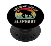 Fantastico come un elefante, divertente amante degli elefanti per gli uomini e PopSockets PopGrip Adesivo