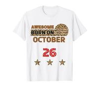 Fantastico compleanno con stampa leopardata dal 26 ottobre Maglietta