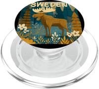 Fantastico costume da alce nella foresta per gli amanti degli animali e della natura PopSockets PopGrip per MagSafe