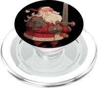 Fantastico costume da Babbo Natale con spada PopSockets PopGrip per MagSafe