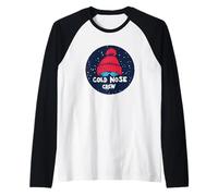 Fantastico Costume da Equipaggio con Naso Freddo Maglia con Maniche Raglan