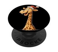 Fantastico costume da giraffa per animali e Natale PopSockets PopGrip Adesivo