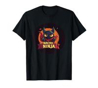 Fantastico Costume da Nacho Ninja per Gli Amanti dei Samurai e delle Tortilla Maglietta