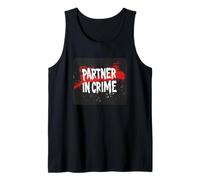 Fantastico costume da partner in crimine per ragazzi e ragazze Canotta