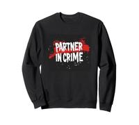 Fantastico costume da partner in crimine per ragazzi e ragazze Felpa
