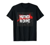 Fantastico costume da partner in crimine per ragazzi e ragazze Maglietta