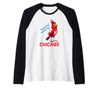 Fantastico Costume da Uccello Chicago per Gli Amanti di Chicago Maglia con Maniche Raglan