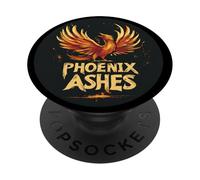 Fantastico costume da uccello di fuoco per gli amanti della fenice e delle fiamme PopSockets PopGrip Adesivo