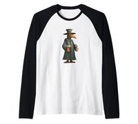 Fantastico Costume Medievale da Dottore per Gli Amanti della Maschera e della Peste Maglia con Maniche Raglan