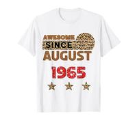 Fantastico da agosto 1965, stampa leopardata, compleanno di agosto Maglietta