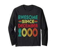 Fantastico da Dicembre 2000 Anni 25th Bday Funny Vintage Maglia a Manica