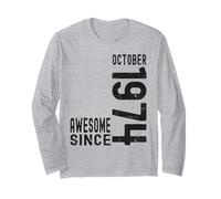 Fantastico da ottobre 1974, Nato nel 1974 Ottobre Compleanno Maglia a Manica