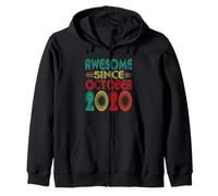 Fantastico da Ottobre 2020 Anni 6th Bday Funny Vintage Felpa con Cappuccio