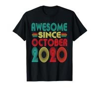 Fantastico da Ottobre 2020 Anni 6th Bday Funny Vintage Maglietta