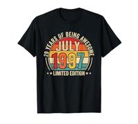 Fantastico da Uomo Vintage retrò per Il 29° Compleanno da luglio 1997 Maglietta