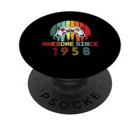 Fantastico dal 1958 Compleanno 1958 Nato nel 1958 PopSockets PopGrip Adesivo