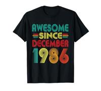 Fantastico dal Dicembre 1986 Years 39th Bday Funny Vintage Maglietta