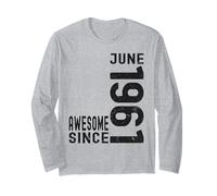 Fantastico dal giugno 1961, Nato nel 1961 Giugno Compleanno Maglia a Manica