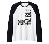 Fantastico dal luglio 1974, nato nel 1974 luglio compleanno Maglia con Maniche Raglan