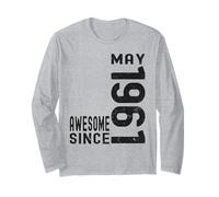 Fantastico dal maggio 1961, Nato nel 1961 Maggio Compleanno Maglia a Manica
