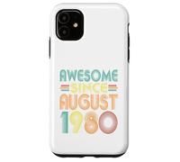 Fantastico dall'agosto 1980, 45° compleanno Funny Vintage Custodia per iPhone 11