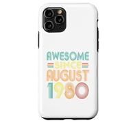 Fantastico dall'agosto 1980, 45° compleanno Funny Vintage Custodia per iPhone 11 Pro