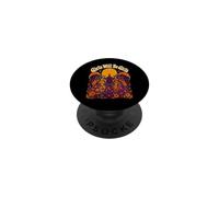 Fantastico design a cerchio per Halloween, anni '70, della congrega delle streghe PopSockets PopGrip Adesivo
