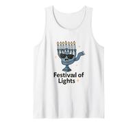 Fantastico Design del Festival delle luci di Menorah, Hanukkah Canotta