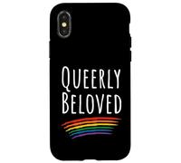 Fantastico design LGBTQ Pride Rainbow Love Custodia per iPhone X/XS