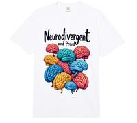 Fantastico Design neurodivergente per la Salute mentale per Uomini, Donne, Bambini Comfort Colors Adult Heavyweight T-Shirt