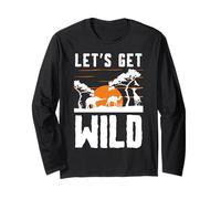 Fantastico design safari per uomini, donne, bambini, amanti degli animali Maglia a Manica