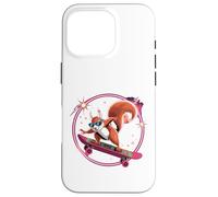 Fantastico design scoiattolo skateboarder per gli amanti degli animali Custodia per iPhone 16 Pro