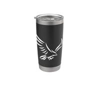 Fantastico design volante con falco uccello amante degli animali per uomini e donne Bicchiere termico in acciaio inox doppia parete