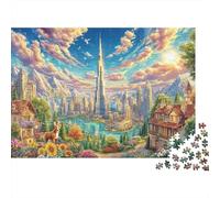 Fantastico e colorato Puzzle 1000 Pezzi, Puzzle Impossibile 1000 Pezzi, Gioco Di Sfida Intellettuale 70x50cm/1000pcs