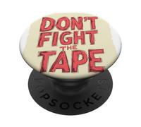 Fantastico e vibrante costume da "Don't Fight the Tape Idiom" PopSockets PopGrip Adesivo