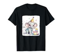 Fantastico elefante magico di compleanno per un giorno pieno di gioia Maglietta